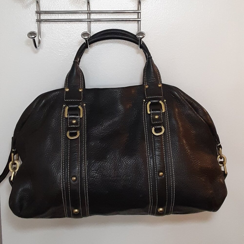 SOLD Kenneth Cole Pebbled Leather Satchel